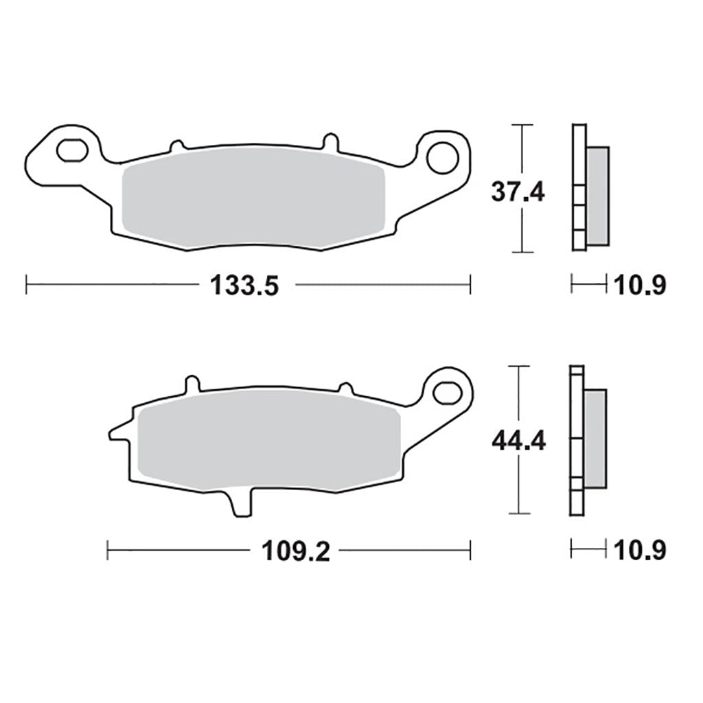 Moto-Master Bremsbelag RoadPRO Ceramic MCB843