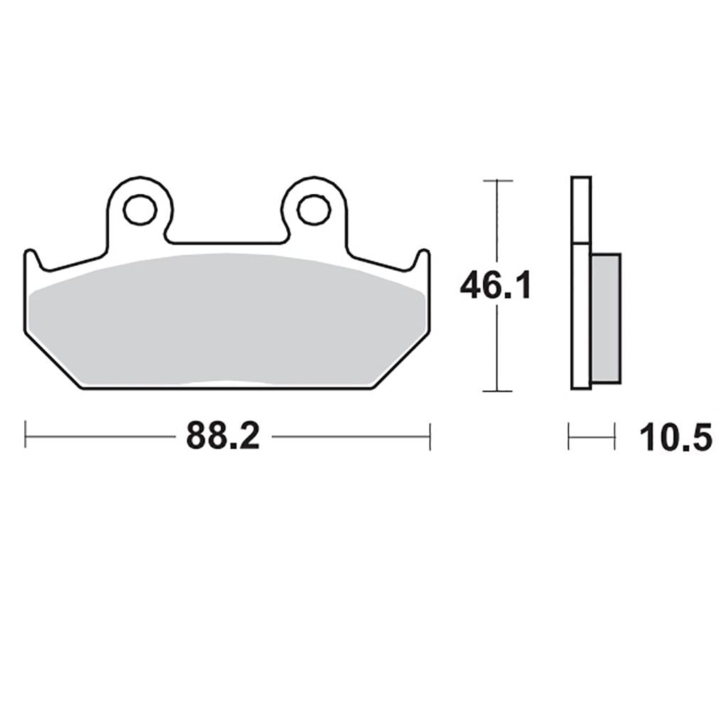 Moto-Master Bremsbelag RoadPRO Ceramic MCB624