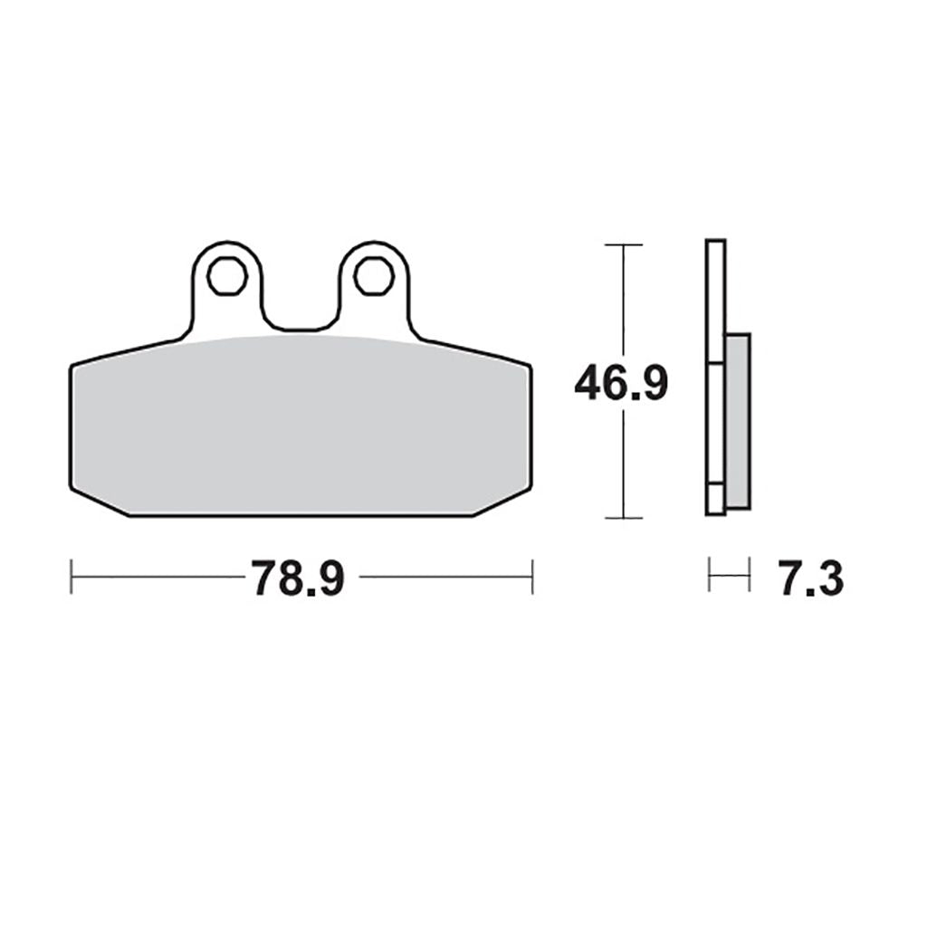 Moto-Master Bremsbelag RoadPRO Ceramic MCB557