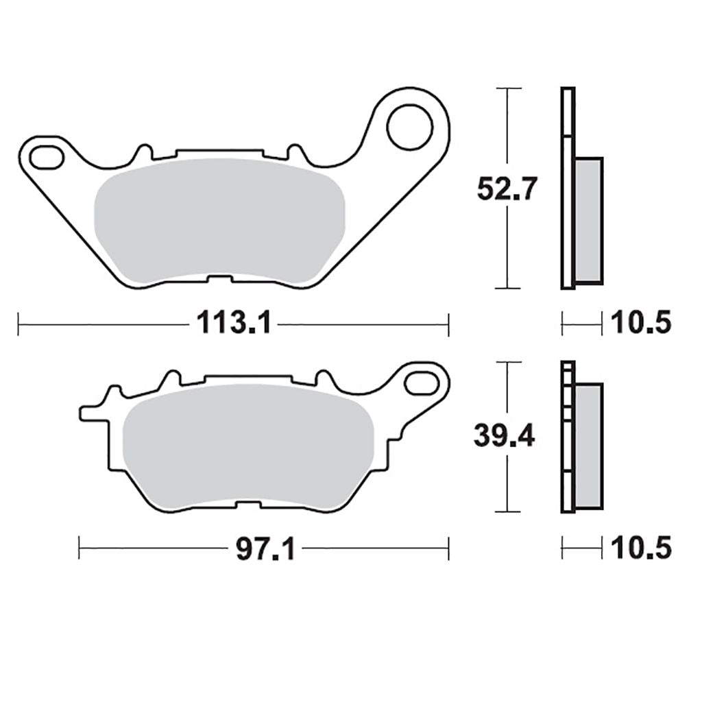 Moto-Master Bremsbelag RoadPRO Ceramic MCB879