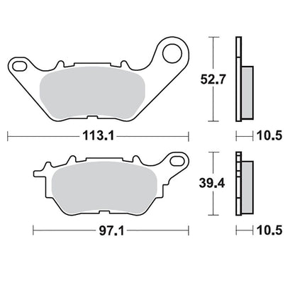 Moto-Master Bremsbelag RoadPRO Ceramic MCB879