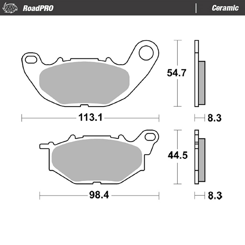 Moto-Master Bremsbelag RoadPRO Ceramic (Art. m413904)