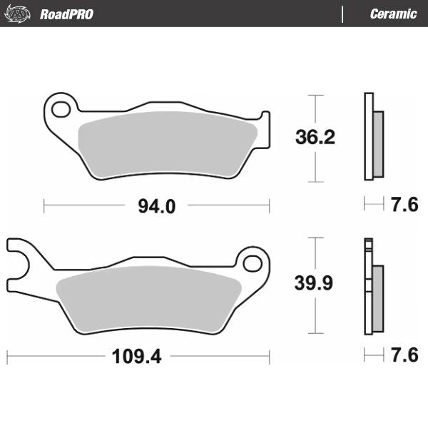 Moto-Master Bremsbelag RoadPRO Ceramic (Art. m415304)