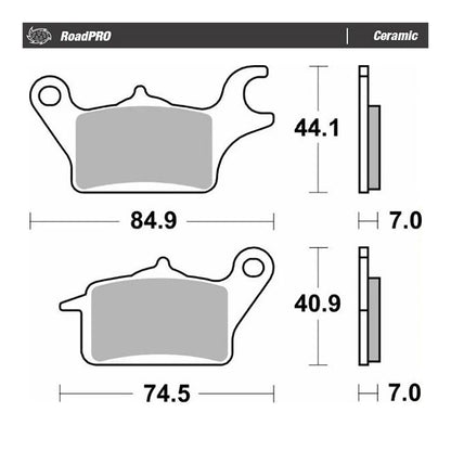 Moto-Master Bremsbelag RoadPRO Ceramic (Art. m415804)