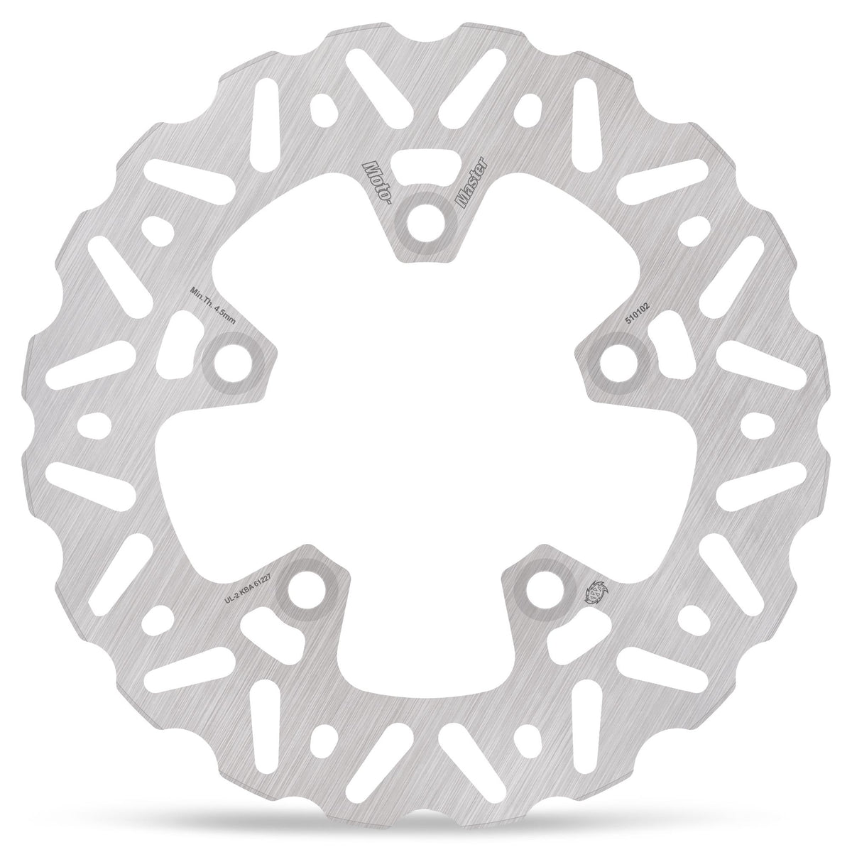 Moto-Master Bremsscheibe Nitro Road hinten starr mit ABE Ø 220 mm | LK 110 mm | 5 Loch | 5,0 mm stark