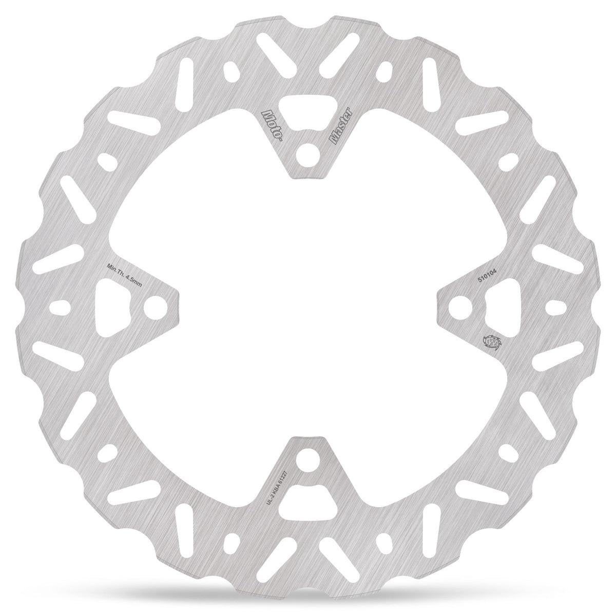 Moto-Master Bremsscheibe Nitro Road hinten starr mit ABE Ø 250 mm | LK 130 mm | 4 Loch | 5,0 mm stark