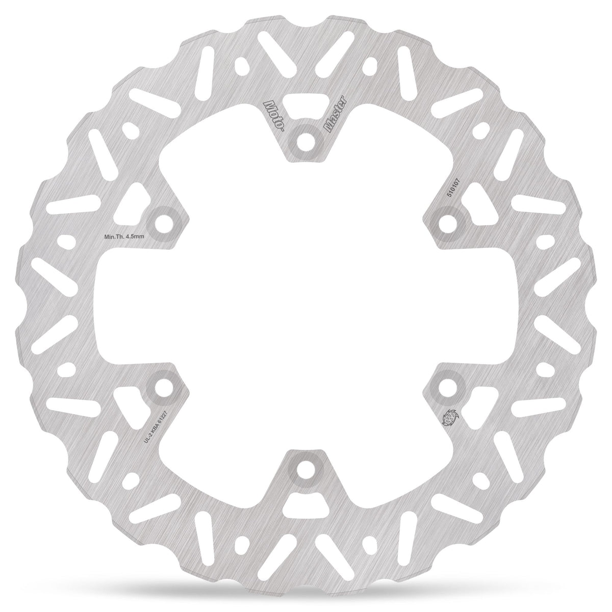 Moto-Master Bremsscheibe Nitro Road hinten starr mit ABE Ø 267 mm | LK 150 mm | 6 Loch | 5,0 mm stark