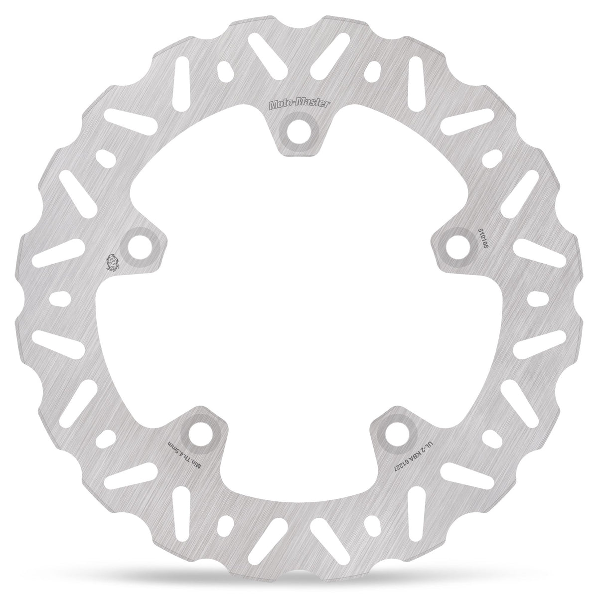 Moto-Master Bremsscheibe Nitro Road hinten starr mit ABE Ø 240 mm | LK 141 mm | 5 Loch | 5,0 mm stark