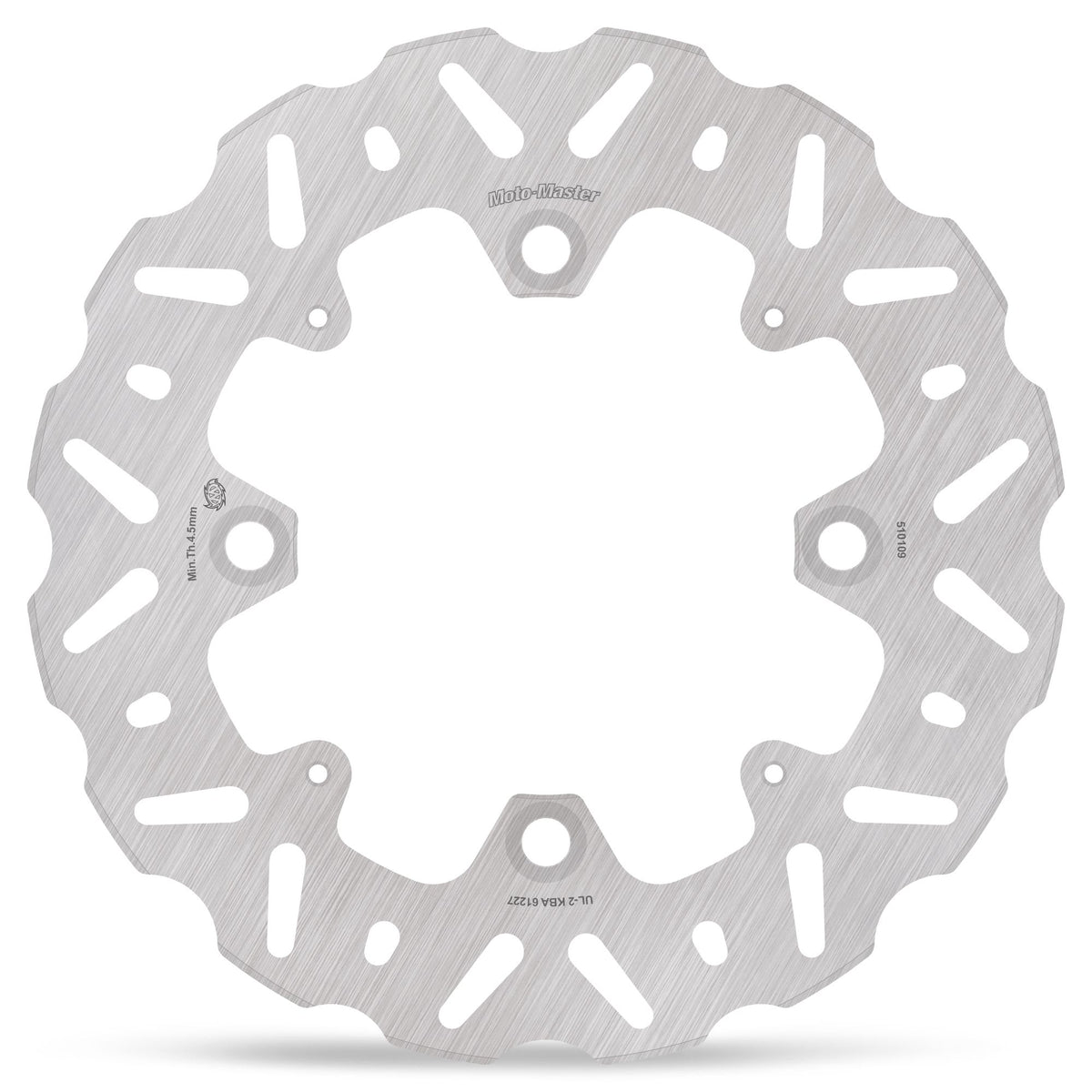 Moto-Master Bremsscheibe Nitro Road hinten starr mit ABE Ø 220 mm | LK 125 mm | 4 Loch | 5,0 mm stark