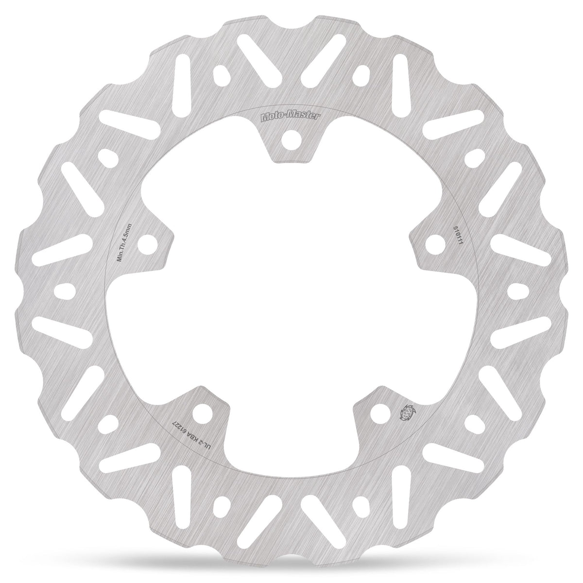 Moto-Master Bremsscheibe Nitro Road hinten starr mit ABE Ø 220 mm | LK 120 mm | 5 Loch | 5,0 mm stark