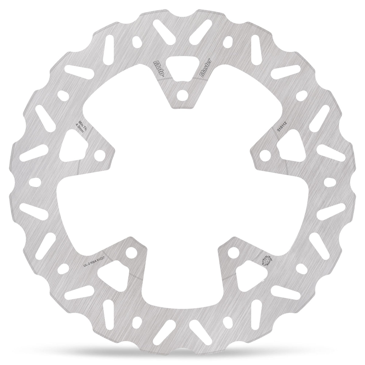 Moto-Master Bremsscheibe Nitro Road hinten starr mit ABE Ø 240 mm | LK 120 mm | 5 Loch | 5,0 mm stark