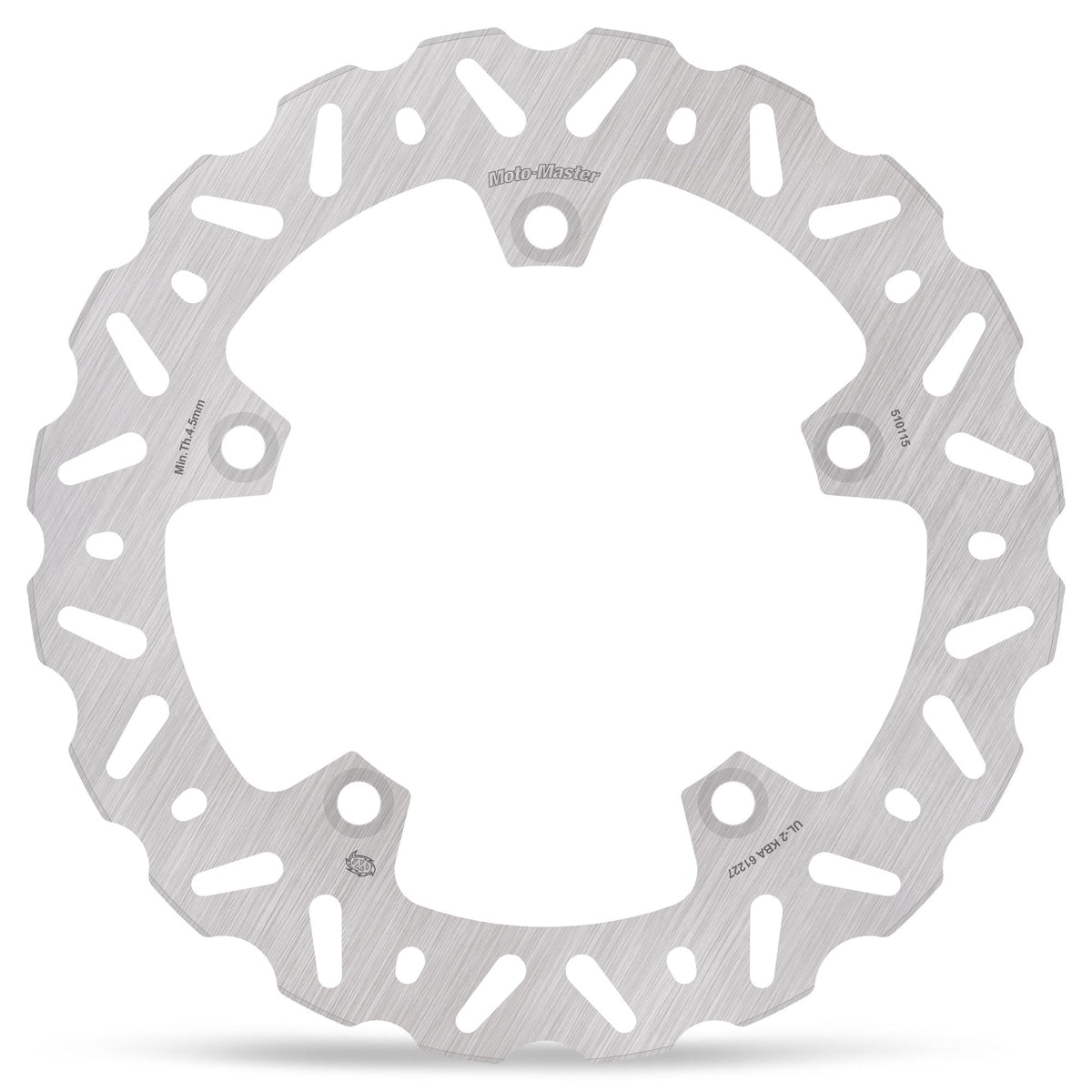 Moto-Master Bremsscheibe Nitro Road hinten starr mit ABE Ø 245 mm | LK 150 mm | 5 Loch | 5,0 mm stark