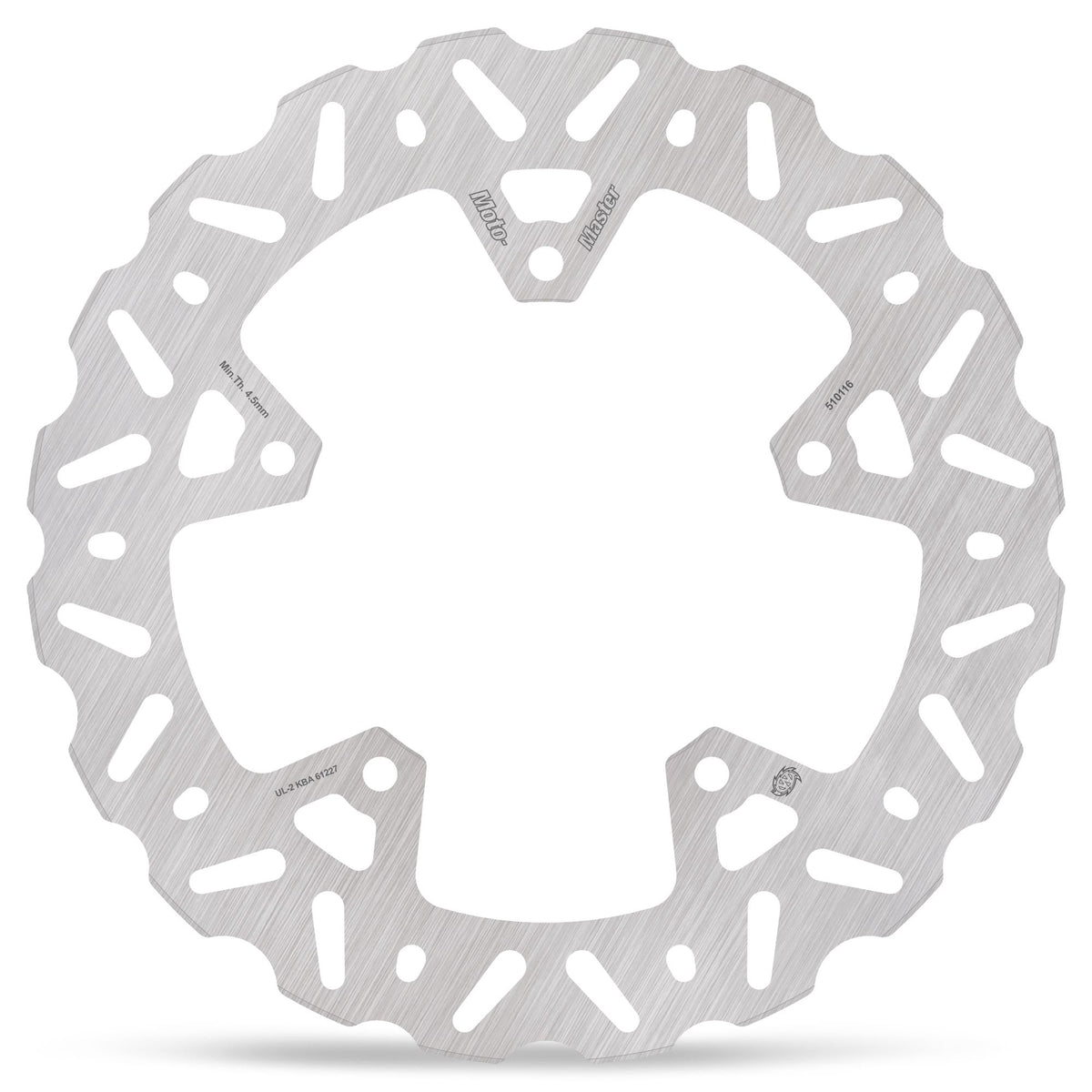 Moto-Master Bremsscheibe Nitro Road hinten starr mit ABE Ø 245 mm | LK 133 mm | 5 Loch | 5,0 mm stark