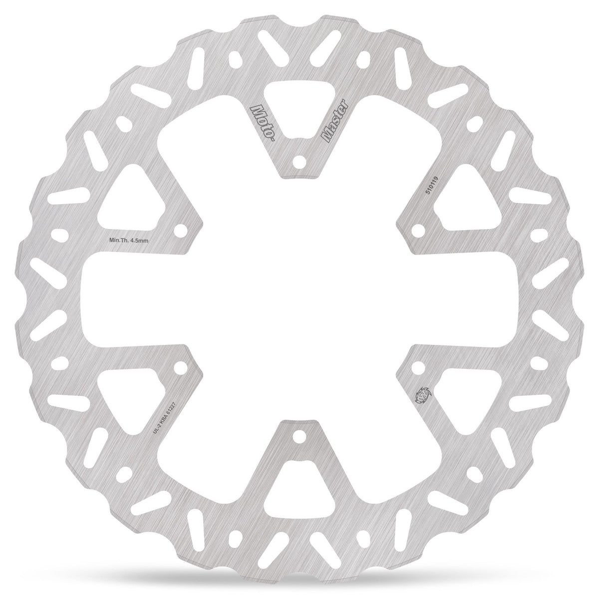 Moto-Master Bremsscheibe Nitro Road hinten starr mit ABE Ø 260 mm | LK 125 mm | 6 Loch | 5,0 mm stark