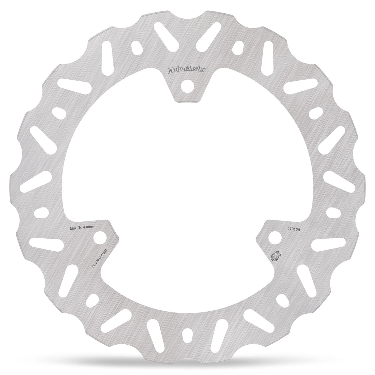 Moto-Master Bremsscheibe Nitro Road hinten starr mit ABE Ø 220 mm | LK 125 mm | 3 Loch | 4,5 mm stark