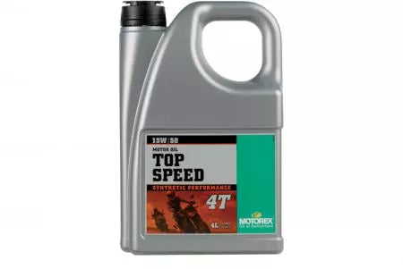Motorenöl Motorex Top Speed 4T 15W50 synthetisch 4 l