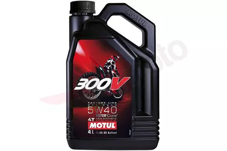 Motoröl Motul 300V Off-road 4T 5W40 synthetisch 4L - 104135