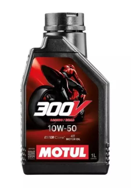 Vollsynthetisches Motoröl 1L Motul 300V Road Racing 4T 10W50 - 112534