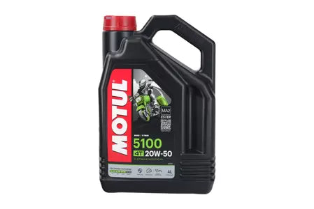 Motul 5100 4T 20W50 Halbsynthetisches Motoröl 4l - 109945