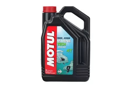 Motul Marine Tech 4T 25W40 Halbsynthetisches Motoröl 5l - 107716