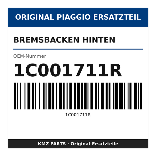 Piaggio Bremsbacken hinten 1C001711R