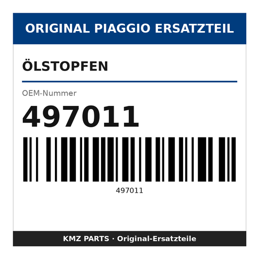 Piaggio Ölstopfen 497011
