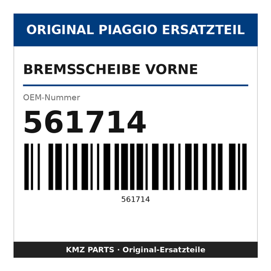 Piaggio Bremsscheibe vorne 561714