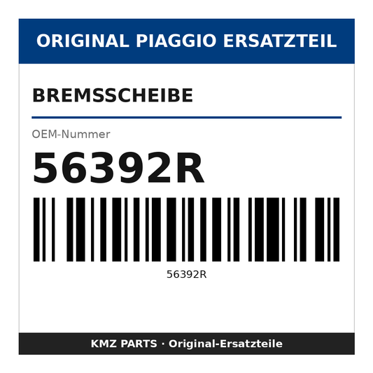 Piaggio Bremsscheibe 56392R
