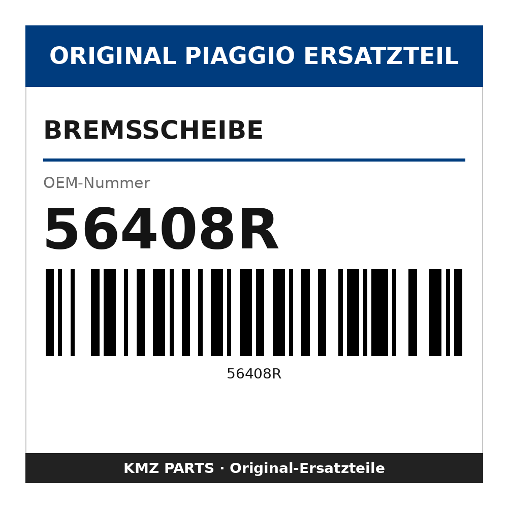 Piaggio Bremsscheibe 56408R