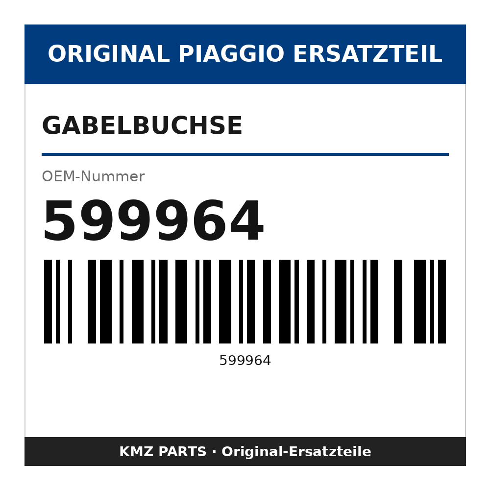 Piaggio Gabelbuchse 599964