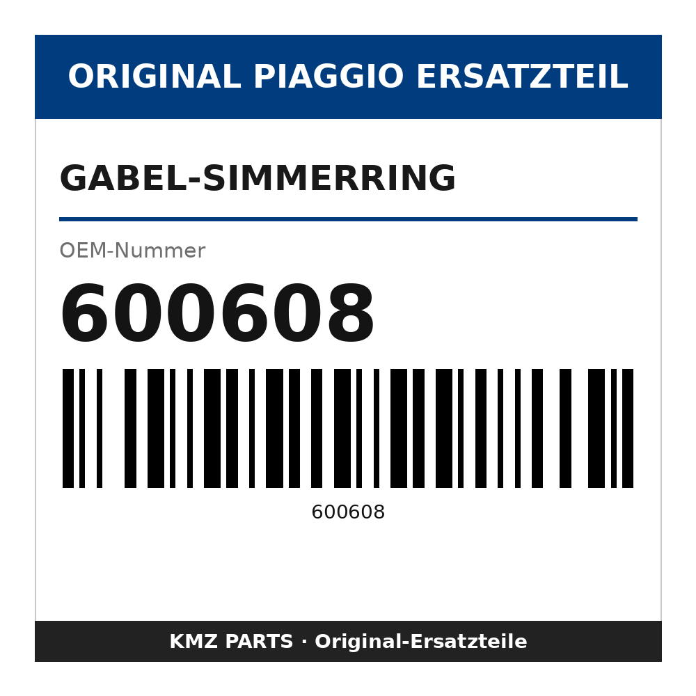 Piaggio Gabel-Simmerring 600608