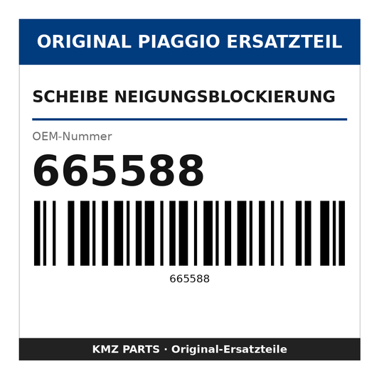 Piaggio Scheibe Neigungsblockierung 665588