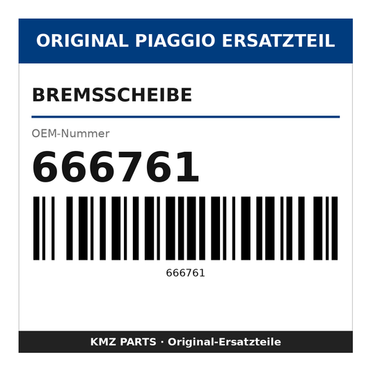 Piaggio Bremsscheibe 666761