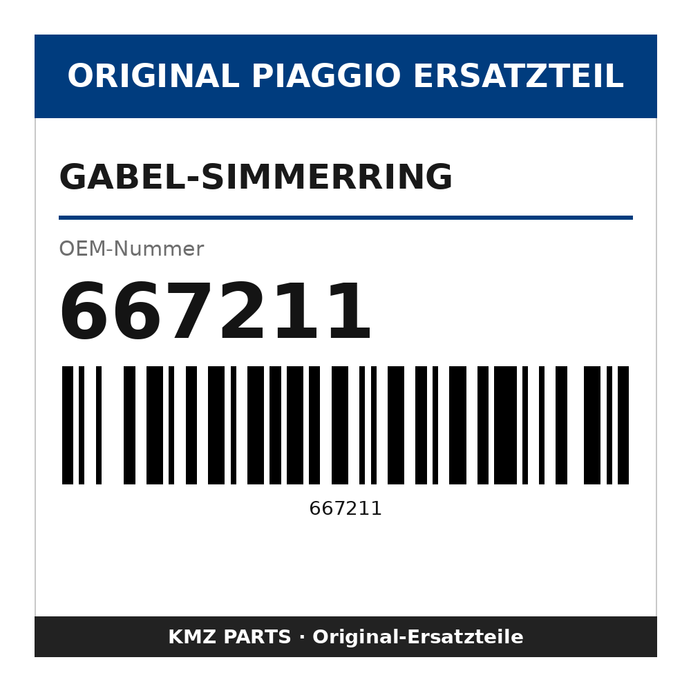 Piaggio Gabel-Simmerring 667211