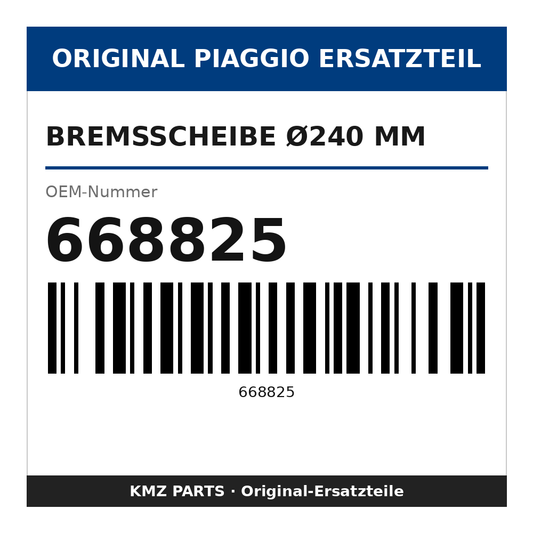 Piaggio Bremsscheibe Ø240 mm 668825