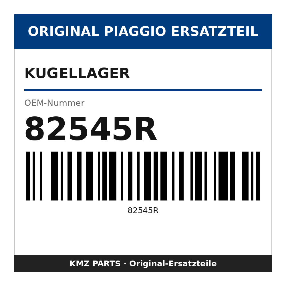 Piaggio Kugellager 82545R