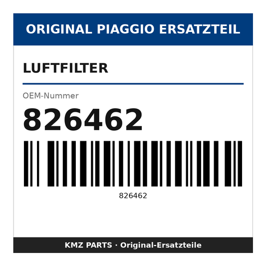 Piaggio Luftfilter 826462