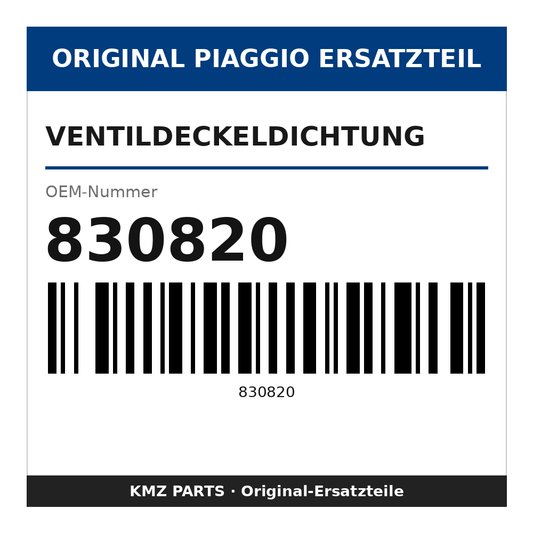Piaggio Ventildeckeldichtung 830820