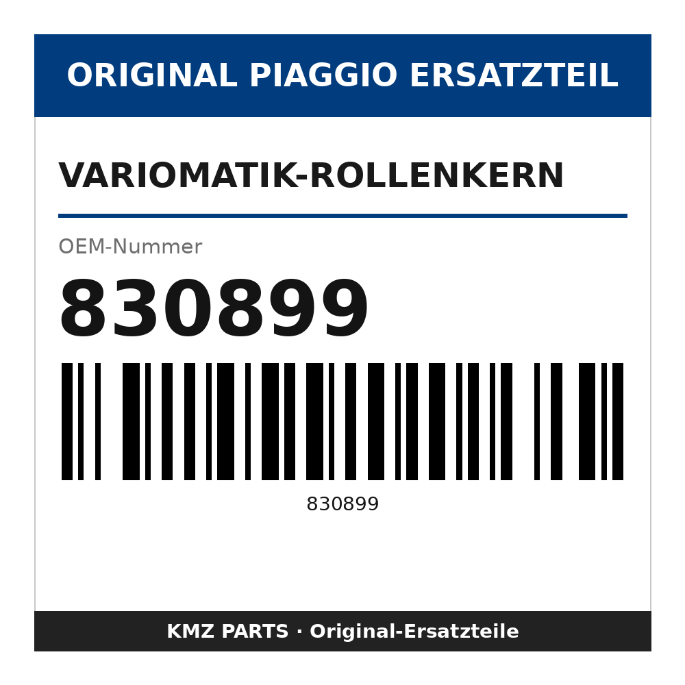 Piaggio Variomatik-Rollenkern 830899