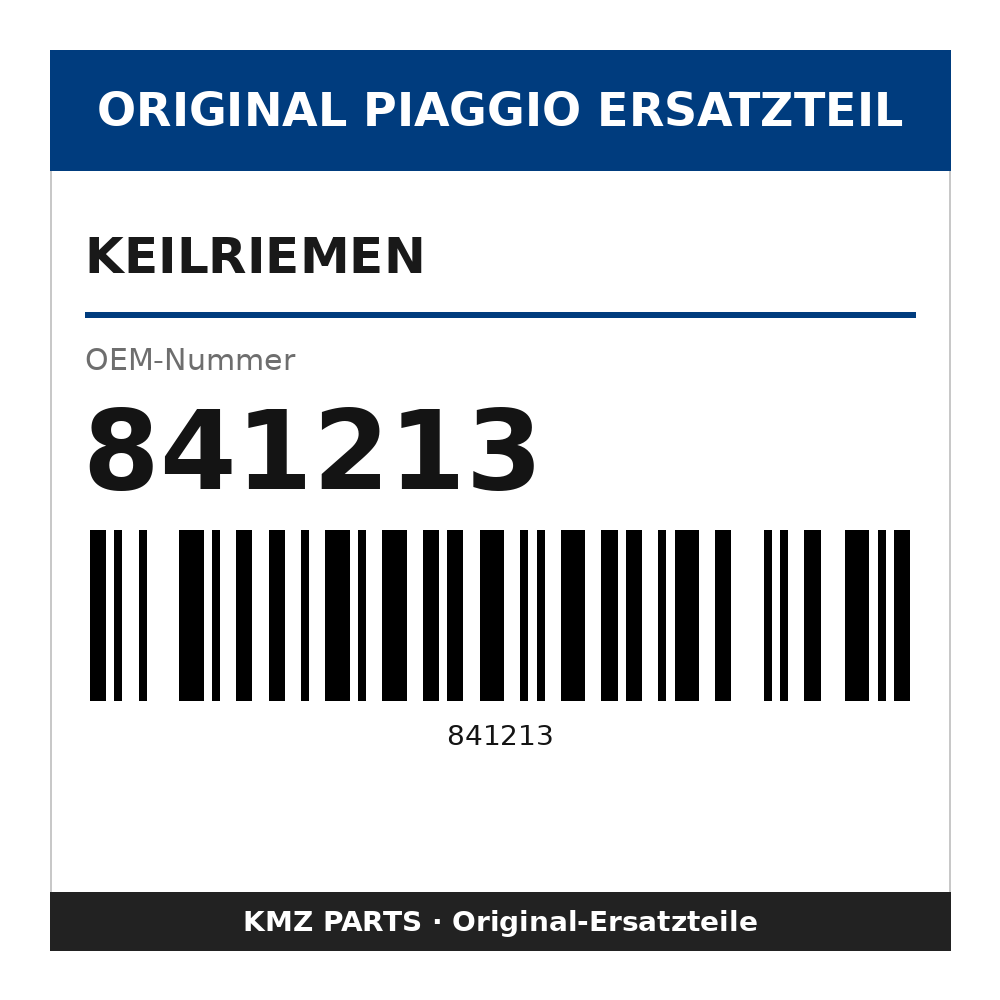 Piaggio Keilriemen 841213