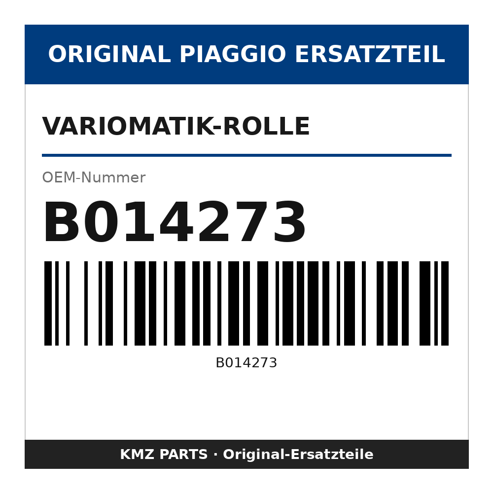 Piaggio Variomatik-Rolle B014273