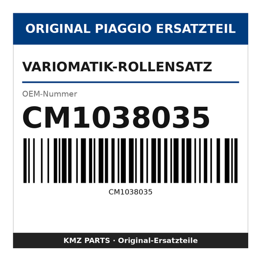 Piaggio Variomatik-Rollensatz CM1038035