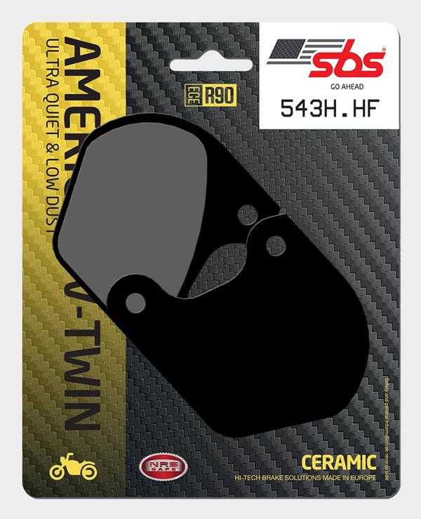 SBS Bremsbeläge 543H.HF Ceramic passend für Harley-Davidson