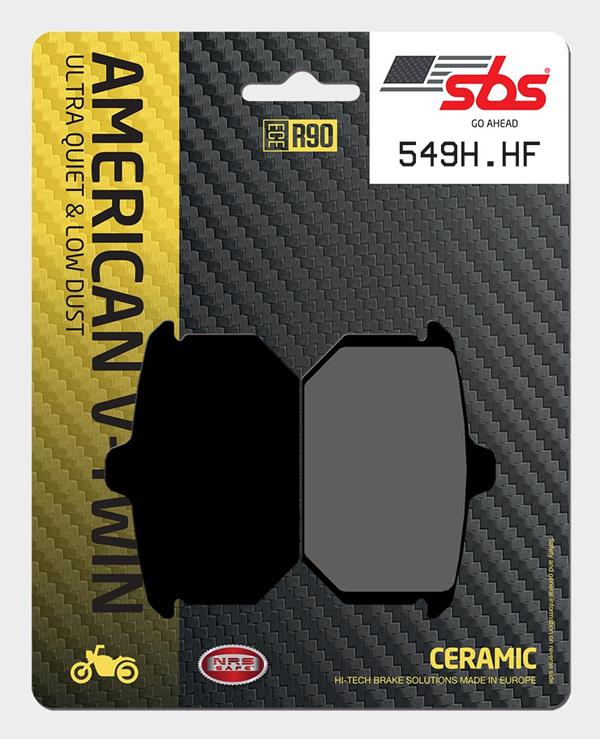SBS Bremsbeläge 549H.HF Ceramic passend für Harley-Davidson