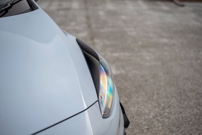 Scheinwerfer Blenden Böser Blick passend für Ford Fiesta Mk8 ST / ST-Line / Standard schwarz Hochglanz