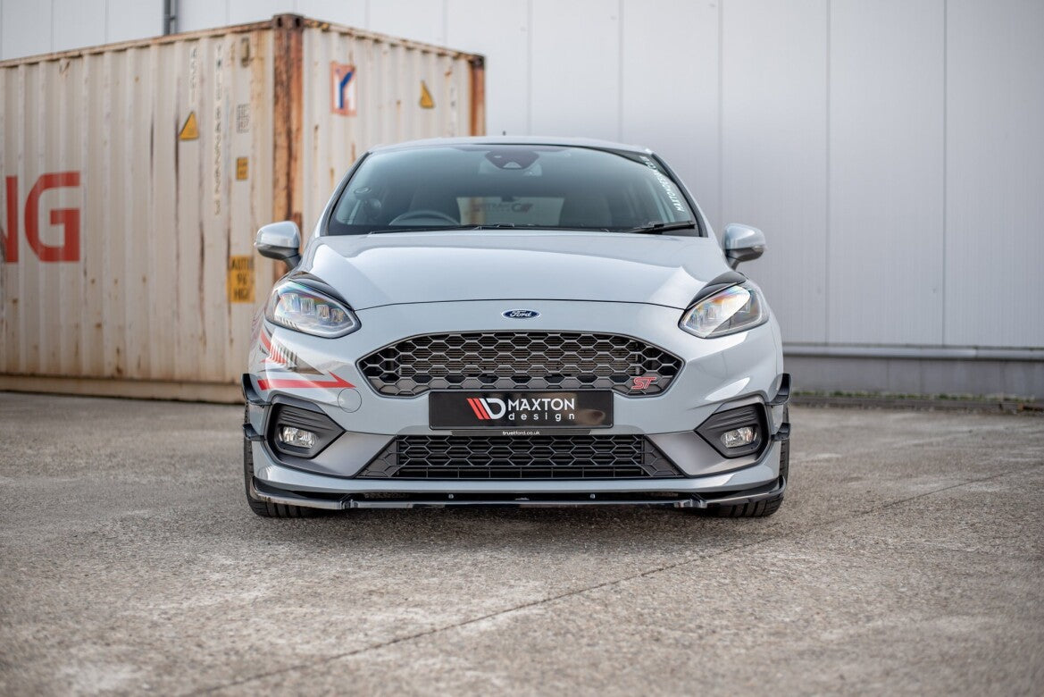 Scheinwerfer Blenden Böser Blick passend für Ford Fiesta Mk8 ST / ST-Line / Standard schwarz Hochglanz