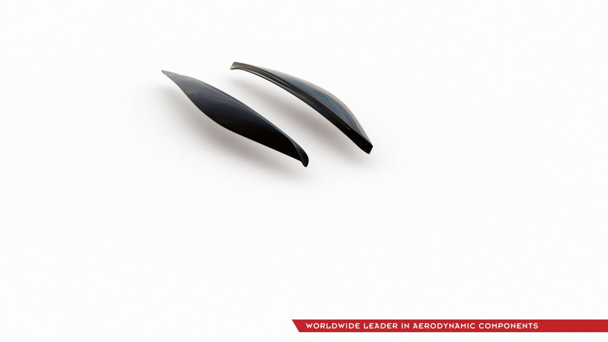Scheinwerfer Blenden Böser Blick passend für Ford Fiesta Mk8 ST / ST-Line / Standard schwarz Hochglanz