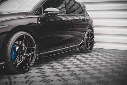 Seitenschweller Ansatz (Paar) + Flaps V.2 passend für VW Golf R Mk8
