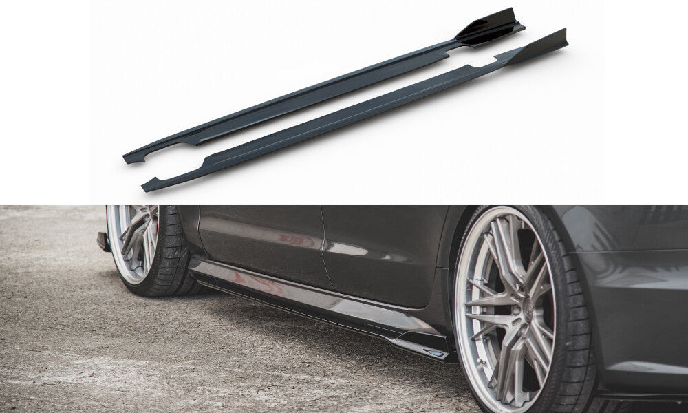 Seitenschweller Ansatz (Paar) passend für Audi A6 / A6 C7 S-line/ S6 C7 FL