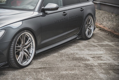 Seitenschweller Ansatz (Paar) passend für Audi A6 / A6 C7 S-line/ S6 C7 FL
